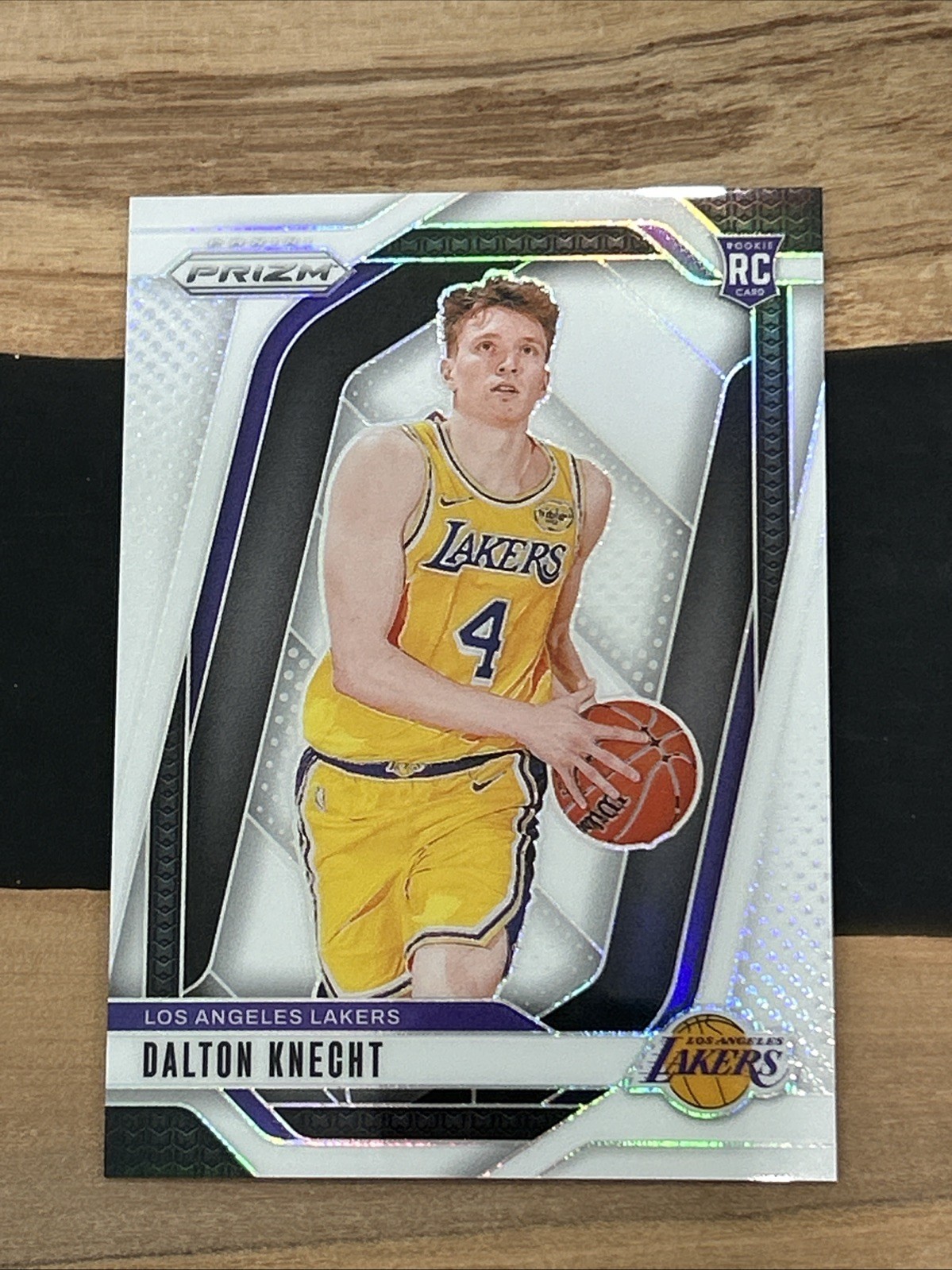 2024-25 Prizm Dalton Knecht Base Prizms White /175 #238 RC Lakers