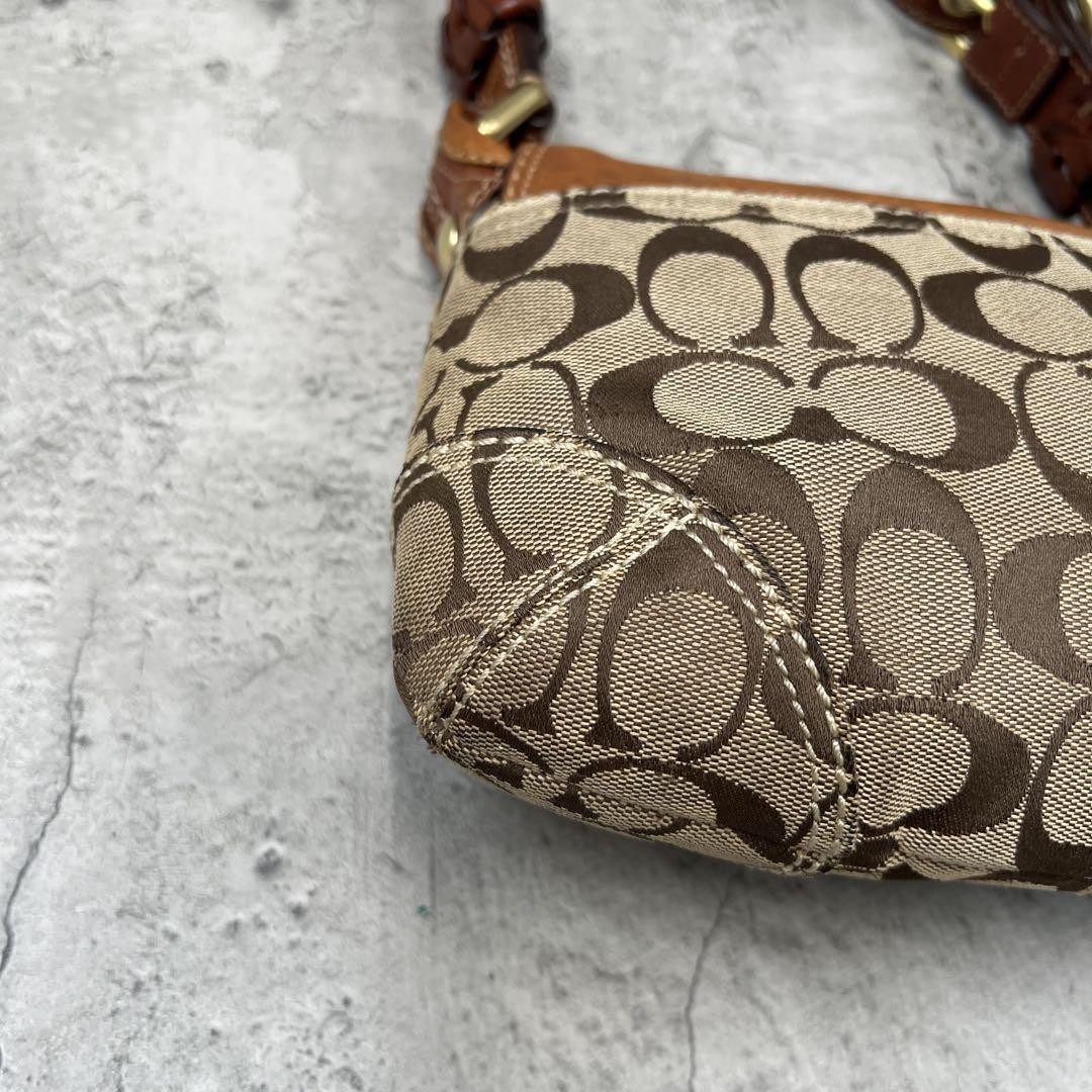 COACH Bleeker Legacy Signature Handbag 072 | eBay