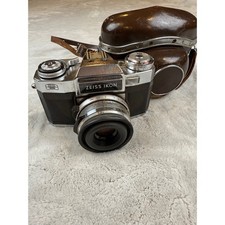 Zeiss Ikon Contaflex Super B 35mm SLR Camera Carl Zeiss Tessar 2.8/50 Lens Case