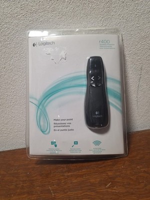 NEW SEALED Logitech R400 Presenter Remote Control & Laser Pointer 910-001354