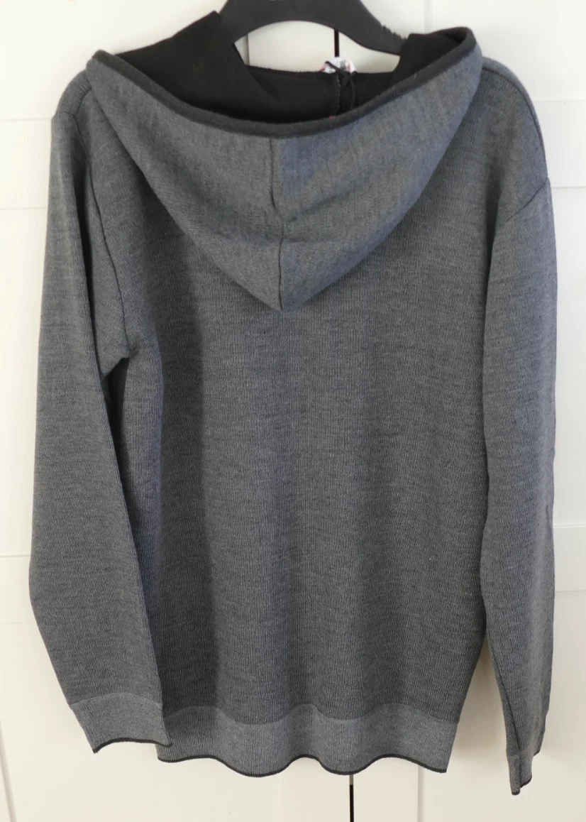SUDADERA CON CAPUCHA L/S GRIS TEJIDO LEE COOPER PARA HOMBRE NUEVA CON ETIQUETAS - TALLA 2XL PRECIO DE VENTA SUGERIDO POR EL FABRICANTE 39,99 £