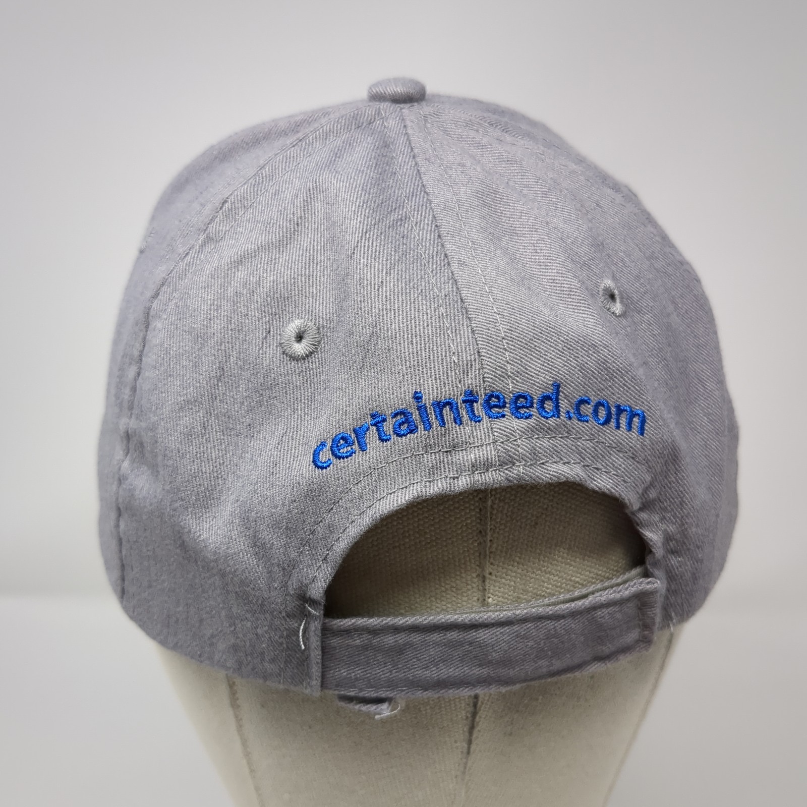 Certainteed Baseball Cap Gray One Size Adjustable… - image 6