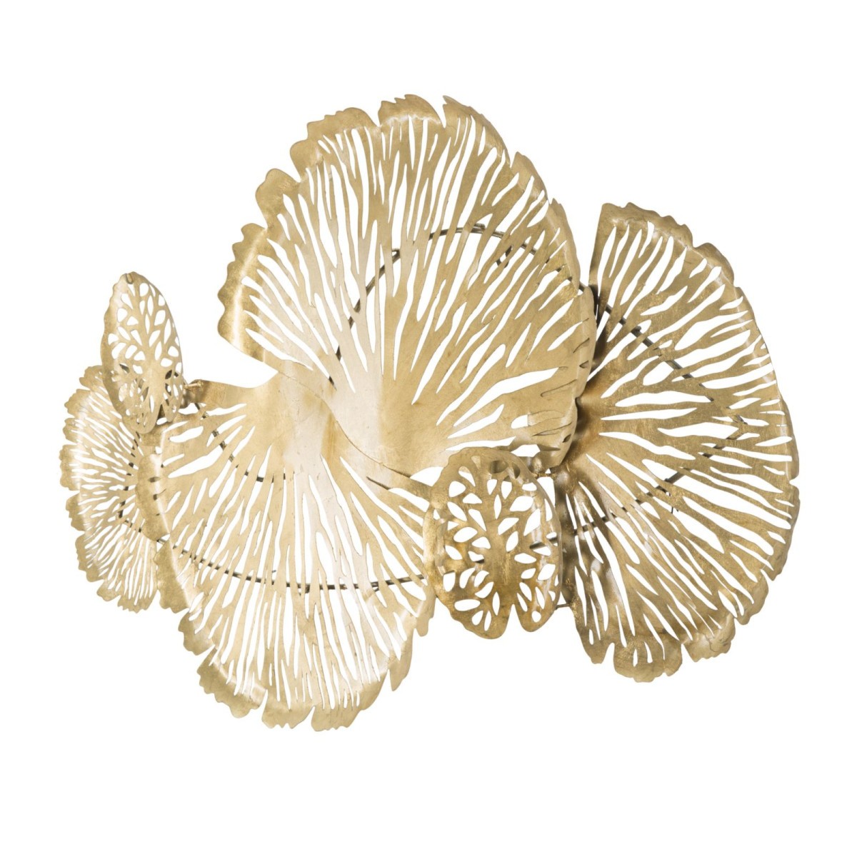 Décoration murale en métal Iris 115cm or pour sublimer le dessus du canapé - 3