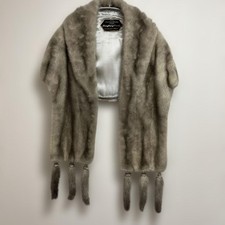 Sciarpa stola pelliccia visone zaffiro - usata taglia gratuita