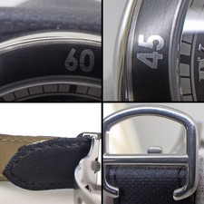 Cartier Watch Ronde Croisiere WSRN0003 SS Fabric/Leather Toile Strap Automatic 8