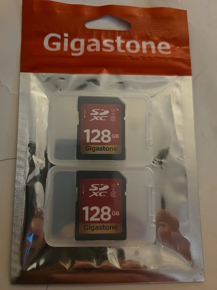 Gigastone U1 Class 10 128GB 2-Pack SD Cards (GS-SDXC80U1-128GBX2-B) - Image 2 of 3