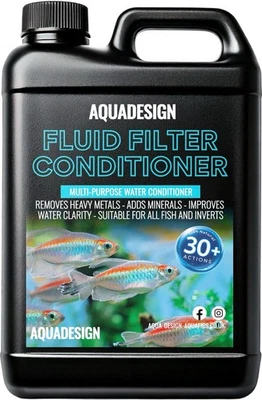 AQUA DESIGN AquaDesign Fluid Filter 2500ml - Aquarium Fish Conditioner - Tap Safe Treatment