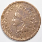 1874 Indian Head Penny Cent Very Good (VG) Details