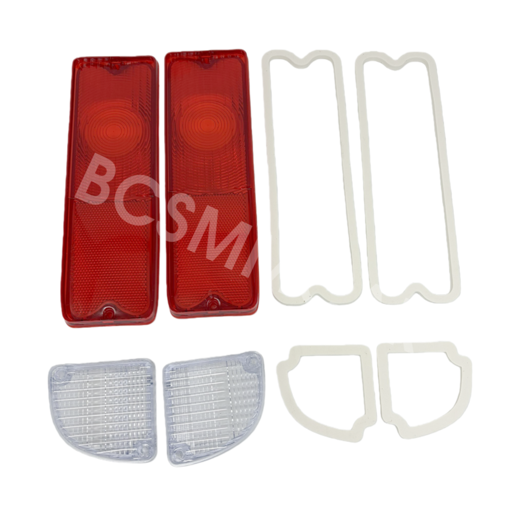 Tail Lamp Bezel With Gaskets 110202 110215 Fit For Chevy Pickup Truck 1967-1972