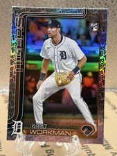 2025 Topps Update #US118 Gage Workman RC Detroit Tigers Fanatics Topps logo Foil