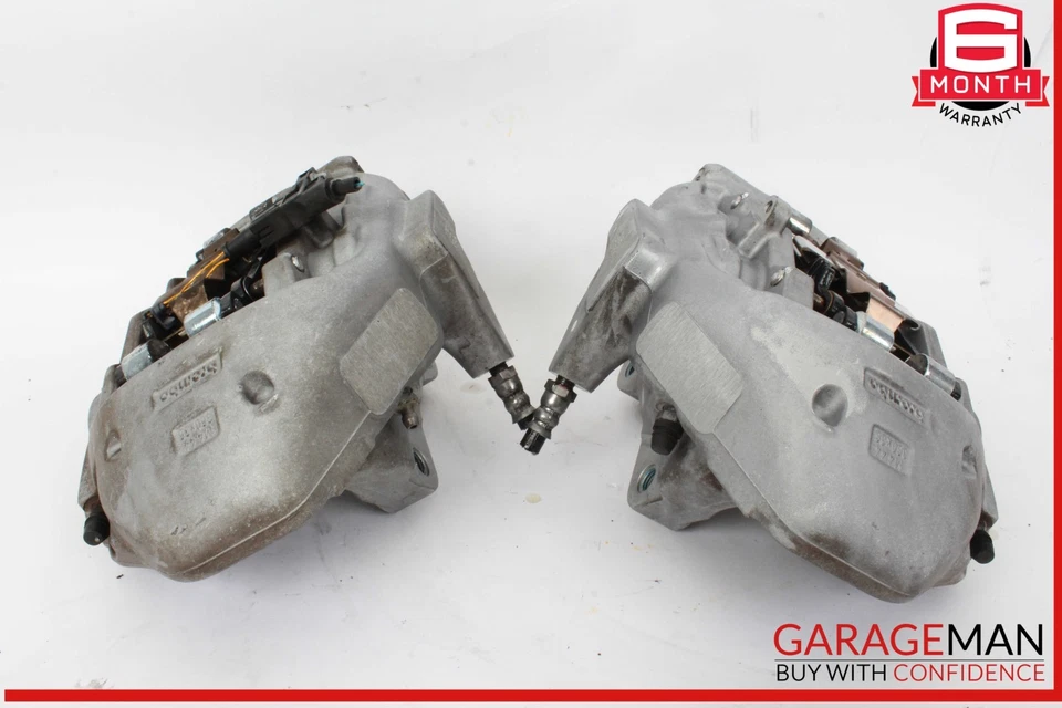 12-18 Mercedes W218 CLS550 E550 Front Side Brake Calipers Set of 2 Pc OEM - Image 4 of 4