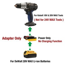 BMS Adapter for DeWalt 20V Battery   Fits Kob...