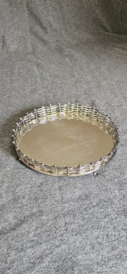Wallace E.P.N.S. S 155  Silver-plated mirrored Vanity Tray - Beautiful design!