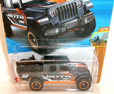 2025 HOT WHEELS 1:64 HW DIRT 6/10 BLACK '20 JEEP GLADIATOR SUPER