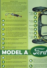 1928 29 30 31 Ford Model A Lubrication Chart