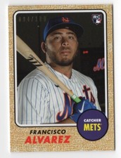 Francisco Alvarez 2023 Topps Transcendent Through The Years Rookie Card 100 1968