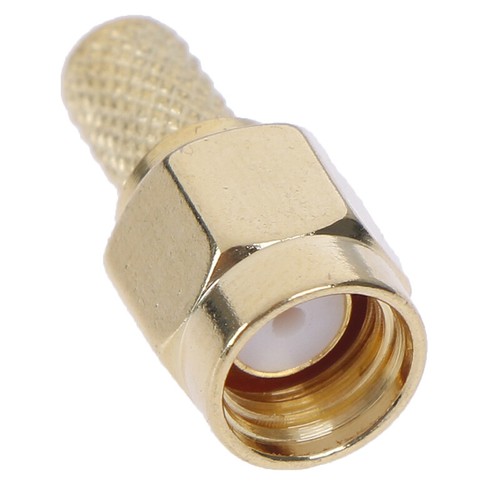 5pcs SMA Male Plug RF Coaxial Connector Crimp For RG58 RG142 RG400 LMR195.f8 JW - Zdjęcie 3 z 12