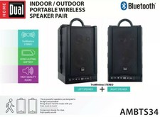 dual electronics lu48bts wireless portable bluetooth speakers