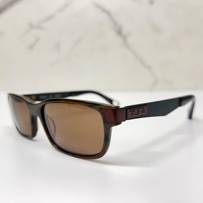 TUMI Brown Polarized Sunglasses TUMI Sunglasses DAWSON Brown 58MM | eBay main image 4
