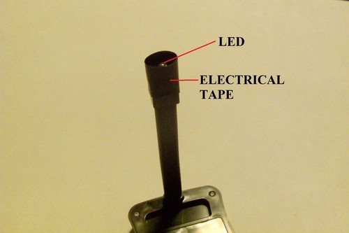 Nightmare Light Halloween GREEN LED PIR Sensor Strobe props rare trigger scary - Picture 9 of 10