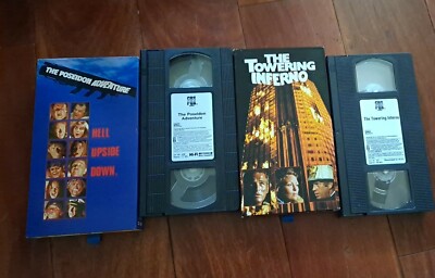 The Poseidon Adventure  and Towering Inferno VHS 