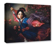 Disney Fine Art Treasures On Canvas Collection Mulan-The Elegant Warrior-Edwards