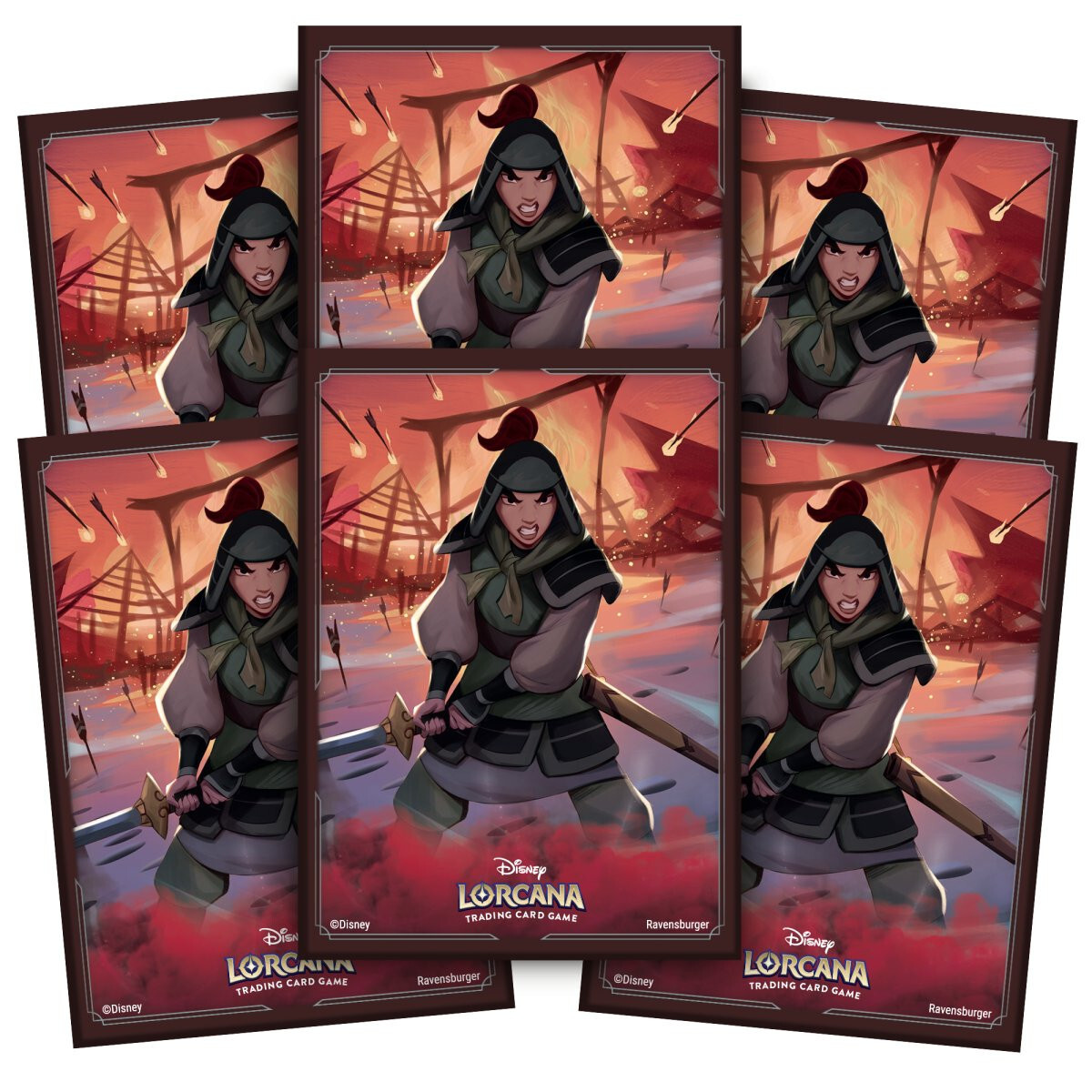 Thumbnail - Disney Lorcana Mulan Karten-hüllen 65 Card Sleeves - Matte