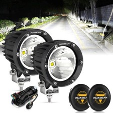 Auxbeam Whiteamber 4 Led Work Lights Offroad Driving Spot Fog Pickup Truck Suv Auxbeam Whiteamber 4 Led Work Lights Offroad Driving Spot Fog Pickup Truck Suv