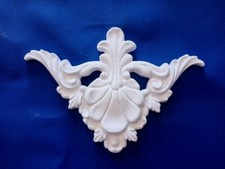 Gips Stuck Ornament "Barock Corner" in Weiß, Gold, Silber etc. Relief Verzierung