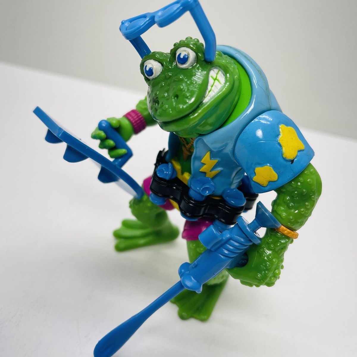 Vintage 1989 GENGHIS FROG Teenage Mutant Ninja Turtles 100