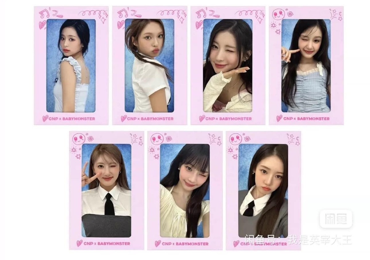 BABYMONSTER COLLAB X CNP PHOTOCARD 3.0 OFFICIAL - KPOP IDOL