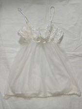 Flora By Flora Nikrooz White Night Gown With Bow Juniors Size Medium