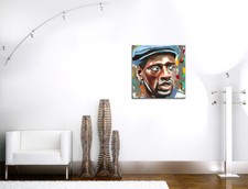 Neymar Leinwand Bild 60x90cm - Fußball Kunst Ohne Rahmen Für Wohnzimmer Deko