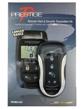 Prestige PE2RELCDZ 2-Way 1-Mile Rechargeable LCD Remote Start Alarm Transmitter