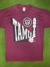 90s Texas A M Aggies - Vintage College T-Shirt Large 