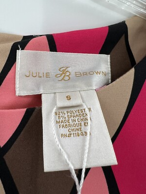 Robe Julie Brown « Elle » - Taille 6 - Rouge, Manches Ballon - Robe Fourreau Courte - Neuf Avec étiquettes