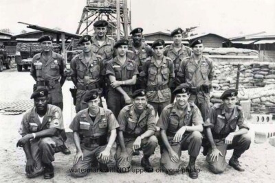 Soldier Green Beret Combat Uniform Vietnam War US Army Green