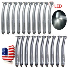 Dental High Speed Handpiece (LED E-generator) Turbine Push 4Hole NSK Style mx