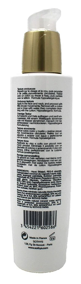 Leche Limpiadora Sothys Comfort - 200 ml / 6,7 oz - Nueva en Caja Foto 2 de 2