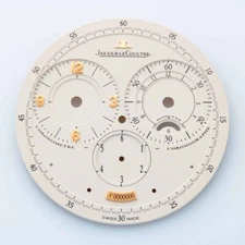 Rare GENUINE Jaeger-LeCoultre Duometre Chronograph Collector's Dial Watch JLC