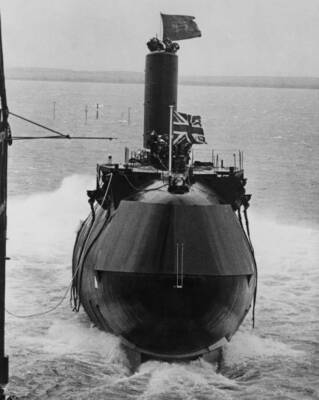 The submarine Churchill after its launch Barrow-in-Furness Uni- 1968 Old Photo