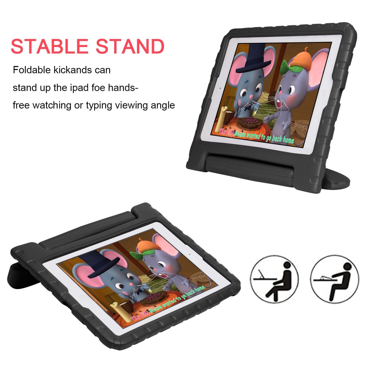 Custodia Antiurto Per IPad 9.7 / Air 1 / Pro 9.7 – Con Maniglia – EVA – Per Bambini
