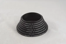 New 49mm to 77mm Metal Step-Up Ring Set Seven(7) Rings 49-52-55-58-62-67-72-77