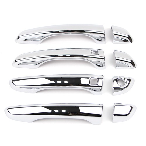 Door Handle Cover For Hyundai Elantra AD 2017 2018 Chrome Trim W/ Smart Key Hole - Picture 1 of 6