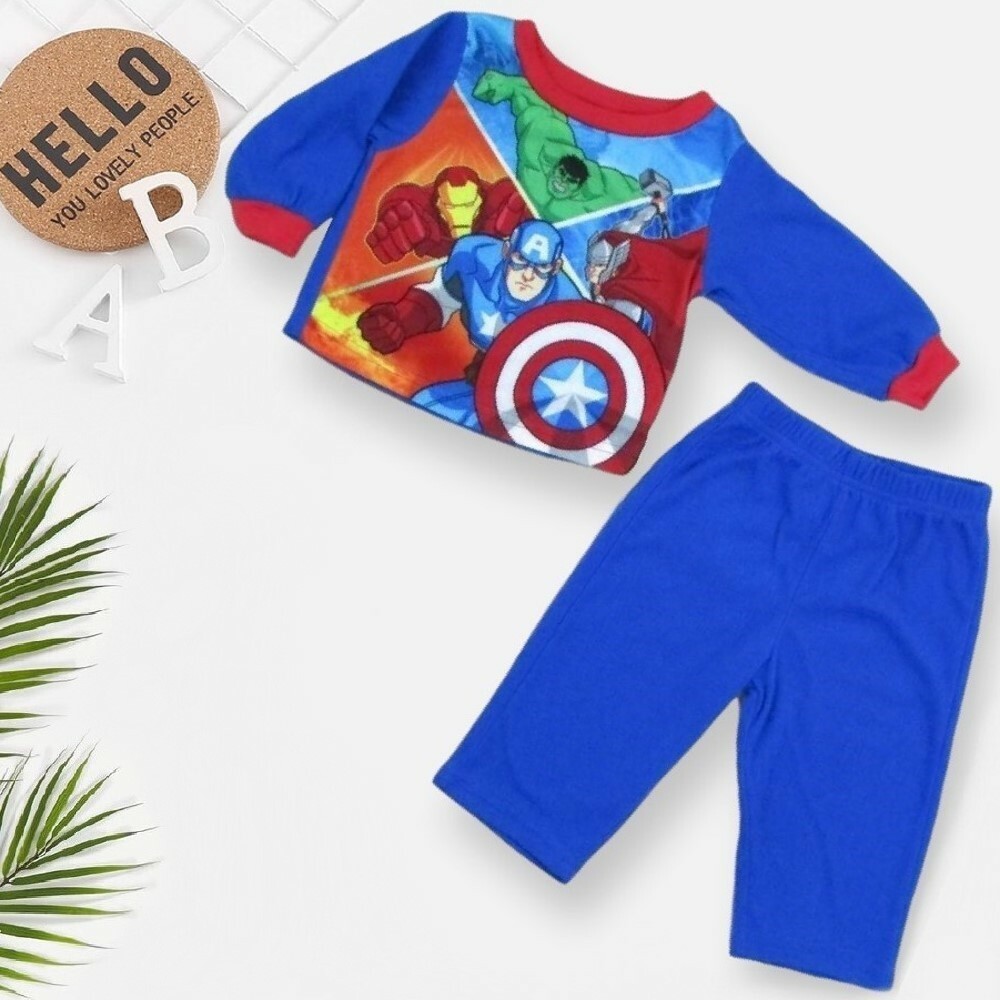 marvel baby pajamas