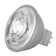 Satco S8639 LED Mini Reflector Bulb 8W =75W MR16 15 Degree 12V 5000K 2-Pin GU5.3