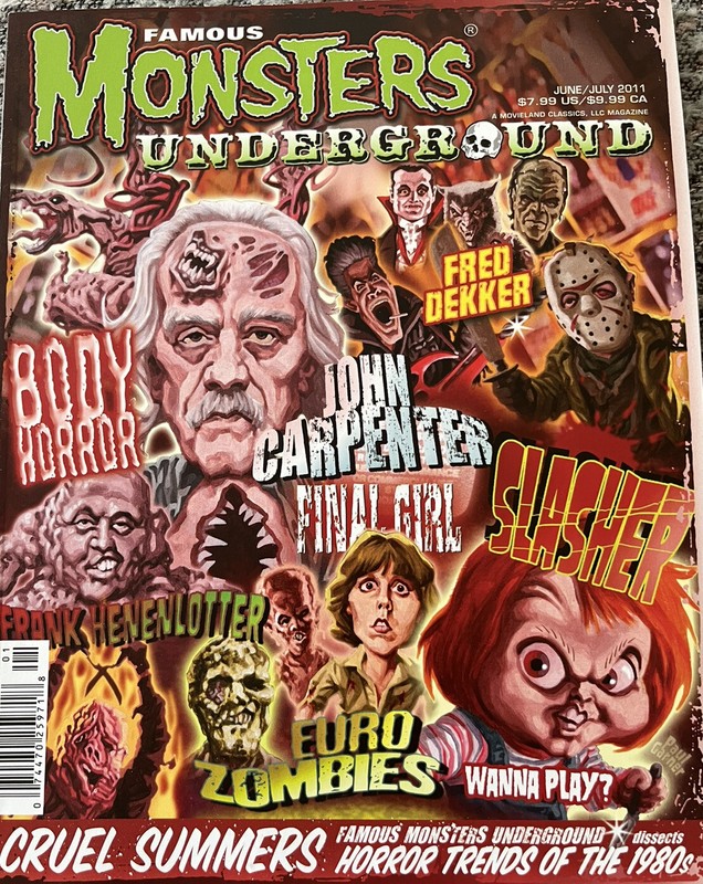 Famous Monsters Underground June July 2011