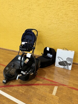 Babyschale Cybex Cloud Z i-Size Plus, inkl. Isofix Base, Babywanne und Buggy