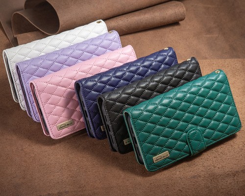 Zipper Flip Leather Wallet Magnetic Case Stand Card Bag Cover For Various Phone - Picture 12 of 13