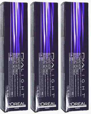 3 Loreal DiaLight DEMI PERMANENT Hair Color  #7.23/7VG TOFFEE CREAM